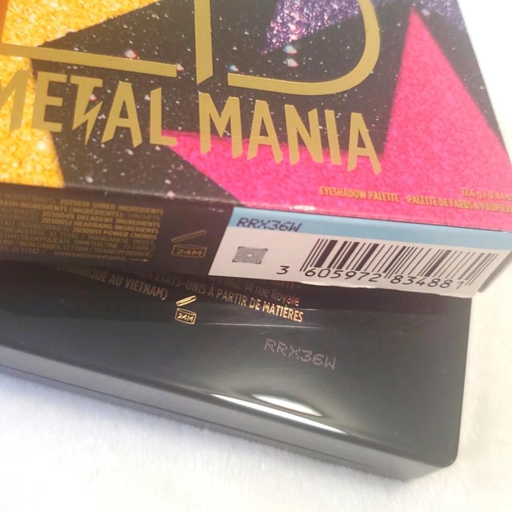 NIB Urban Decay Naked METAL MANIA Eyeshadow Palette - Picture 6 of 11